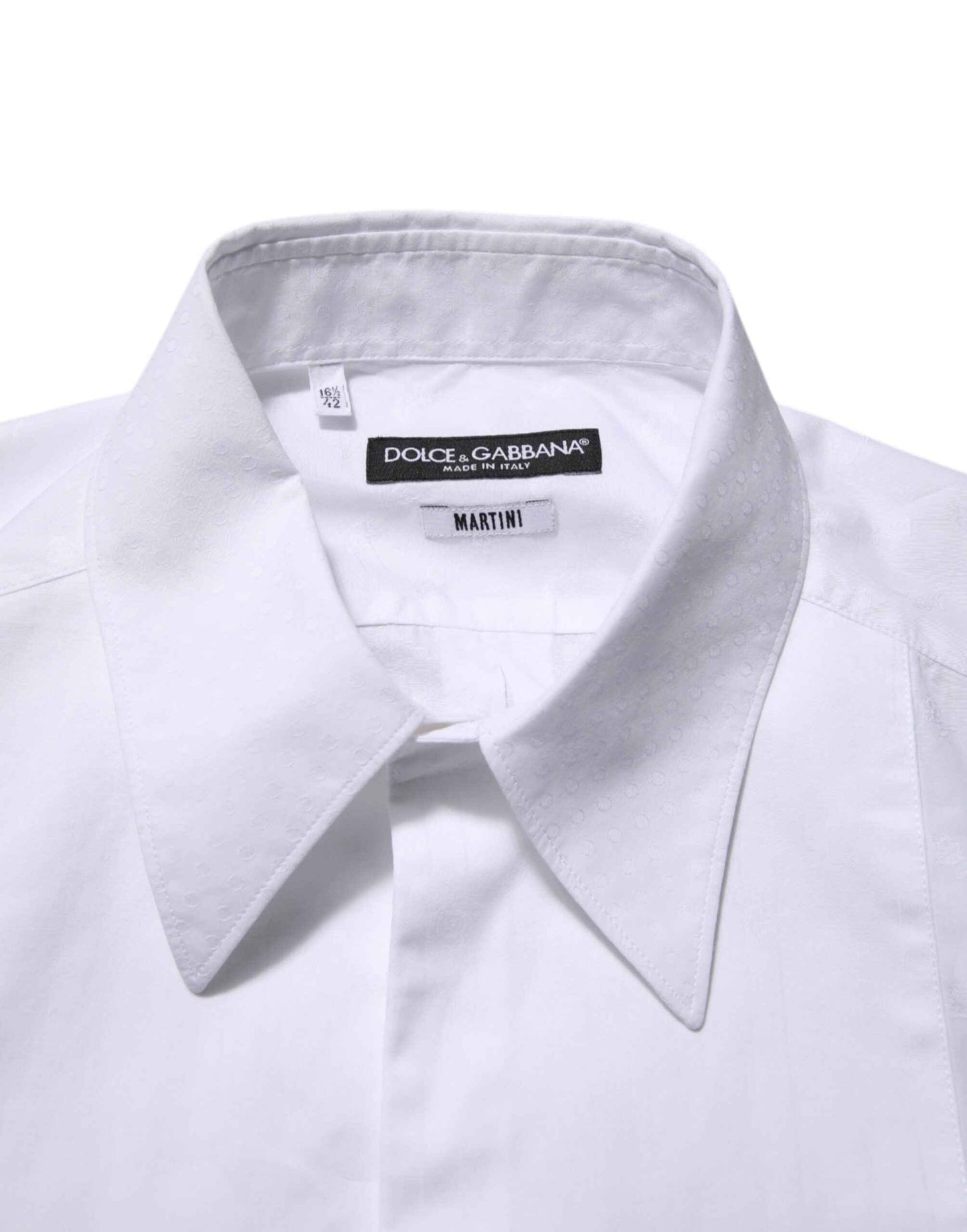 White Cotton MARTINI Bib Formal Dress Shirt