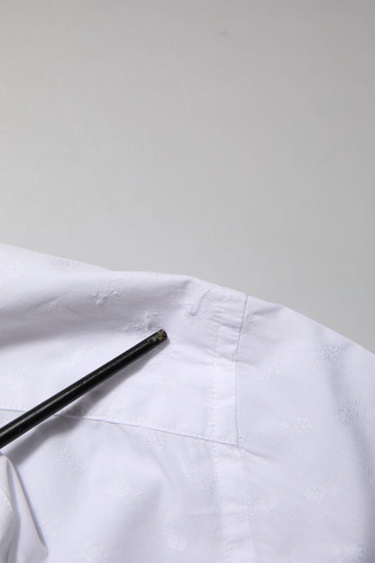 White Cotton MARTINI Bib Formal Dress Shirt