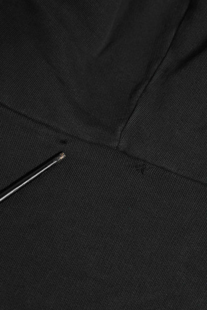 Black Logo FullZip Hooded Sweatshirt Sweater
