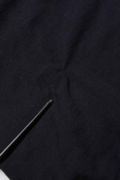 Black Cashmere Knit V-Neck Pullover Sweater