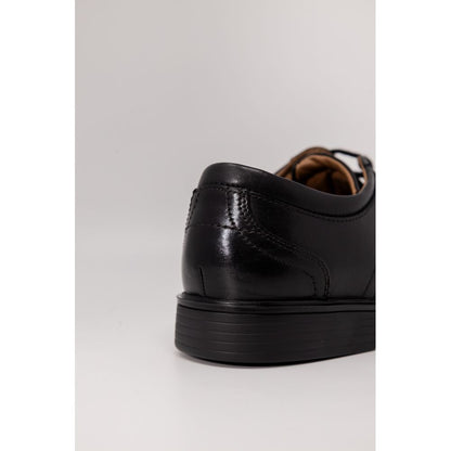 Black Leather Oxfords And Derbies