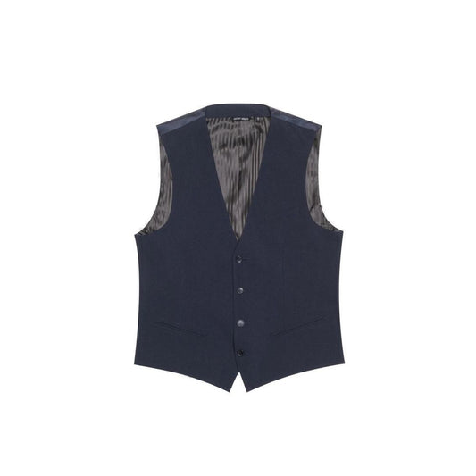 Blue Polyester Suit