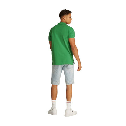 Bicolor Cotton Polo Shirt