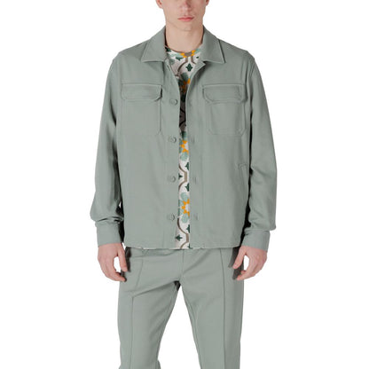Bicolor Polyester Coat