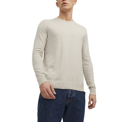 Beige Cotton Sweatshirt