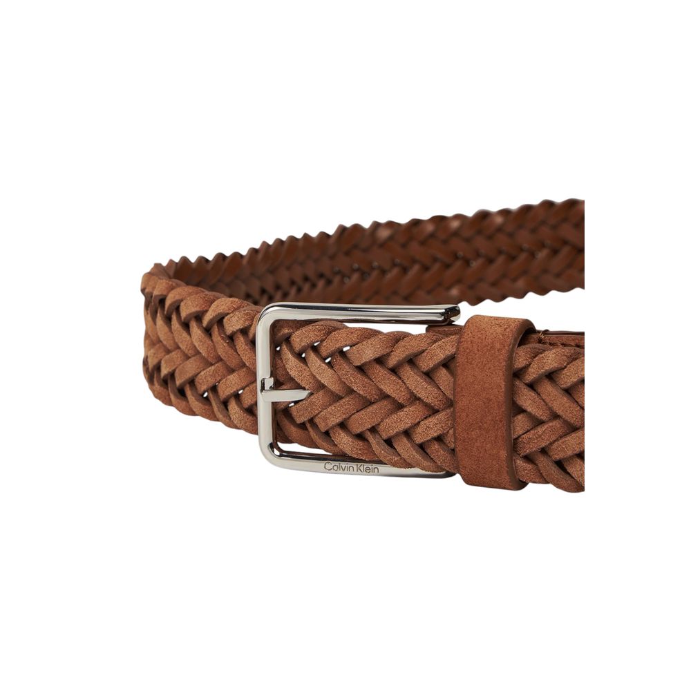 Brown Leather Regular Belt
