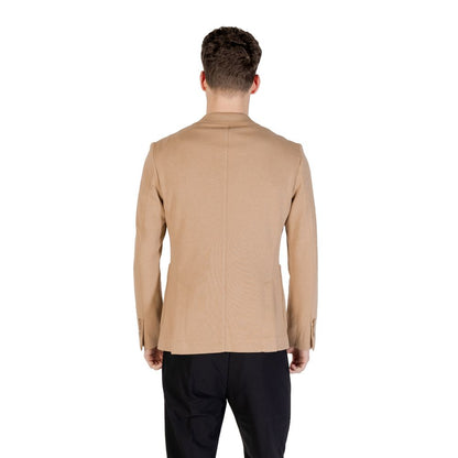 Beige Cotton Blazer