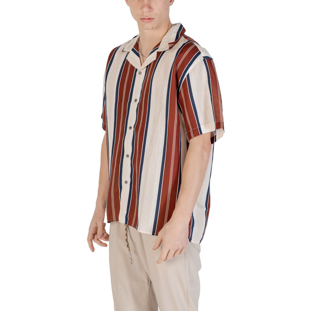 Beige Linen Shortsleeve Shirt
