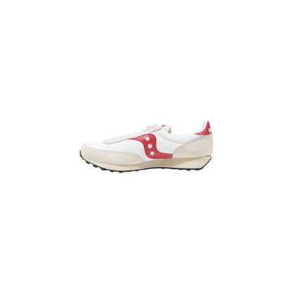 White Leather Athletic Sneakers