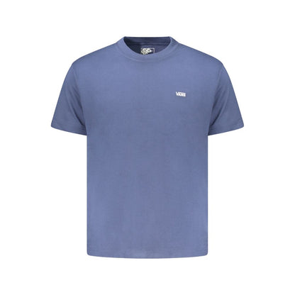 Blue Cotton Men's T-Shirt