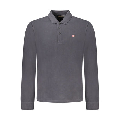 Nero Cotton Men Polo Shirt