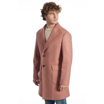Multicolor Wool Men Jacket