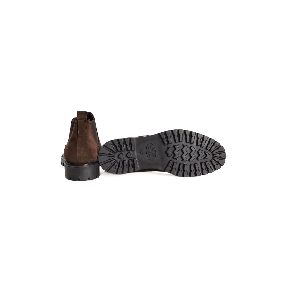 Brown Calfskin Men Boot