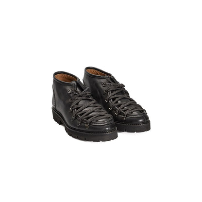 Black Calfskin Men Boot