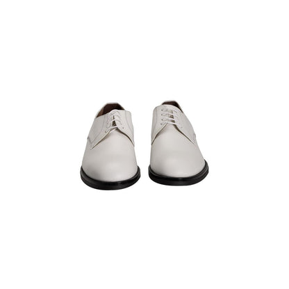 White Leather Men Shoe