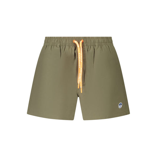 Verde Nylon Men Swim Boxer