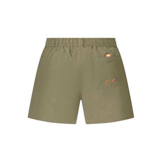 Verde Nylon Men Swim Boxer