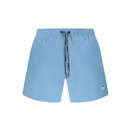 Azzurro Nylon Men's Swim Boxer