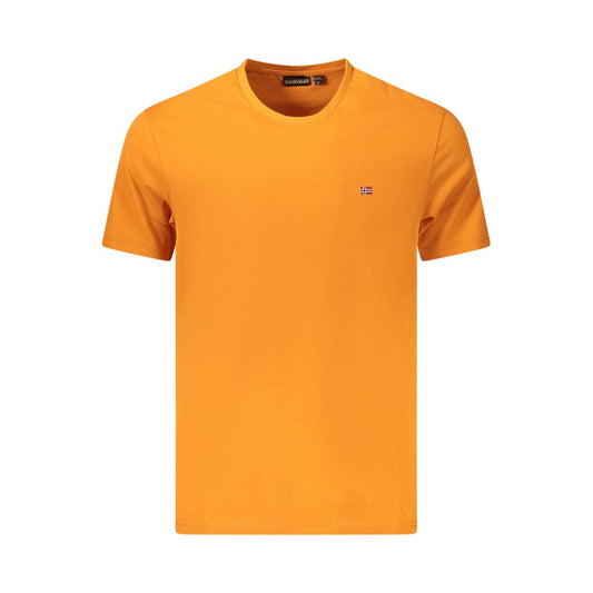 Arancione Cotton Men T-Shirt