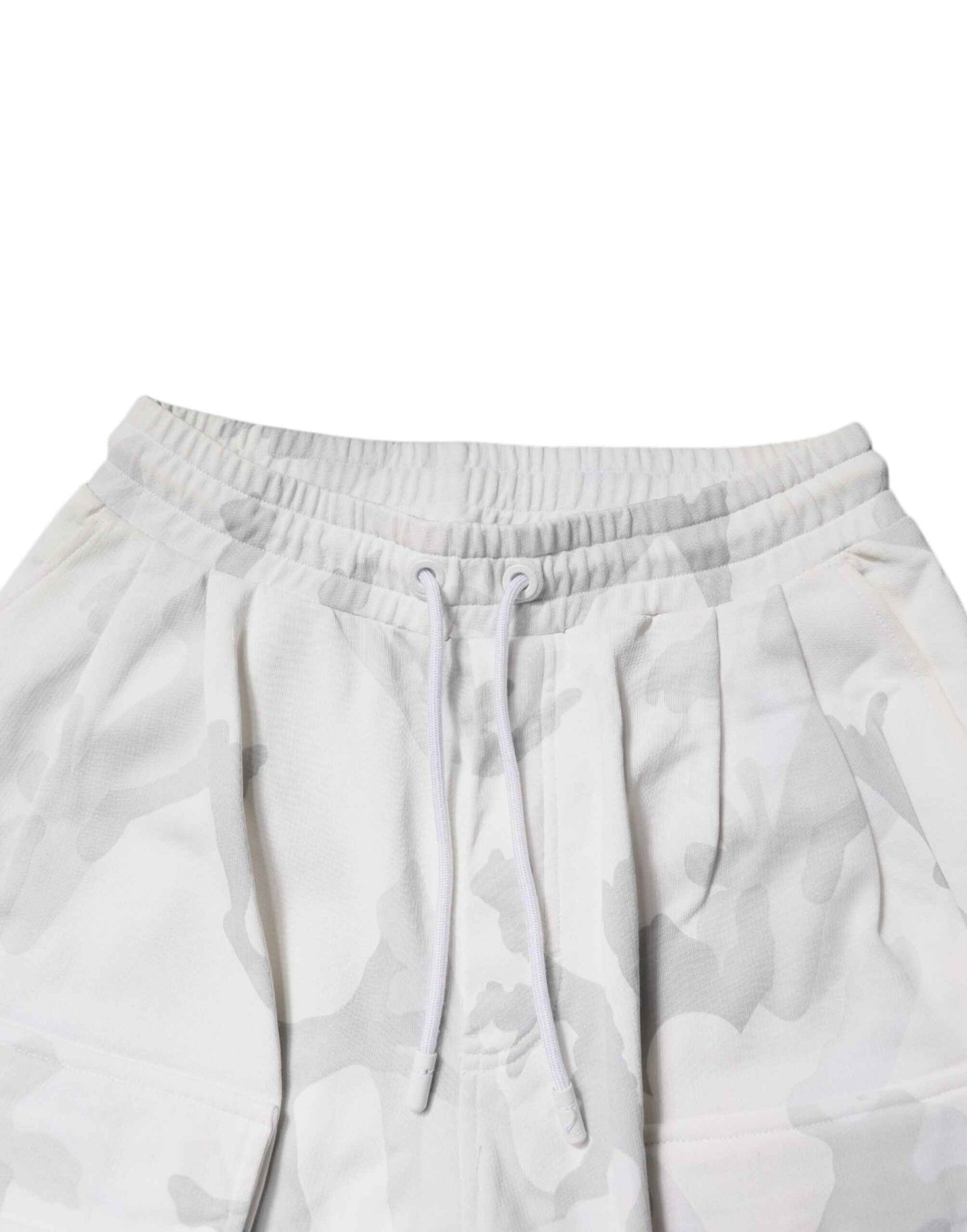 White Camouflage Cargo Jogger Sweatpants Pants