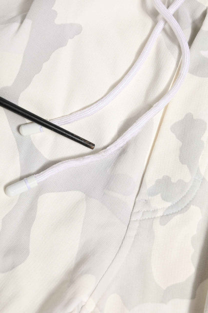 White Camouflage Cargo Jogger Sweatpants Pants