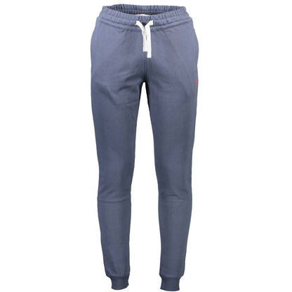 Blue Cotton Men's Trouser