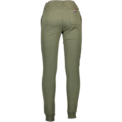 Green Cotton Men's Trouser