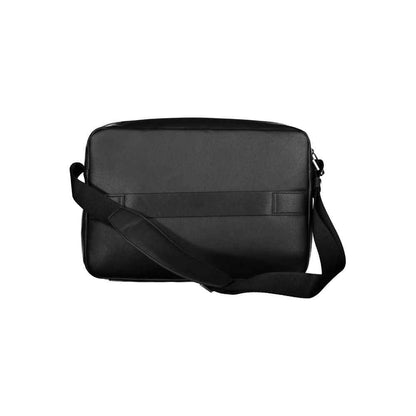 Nero Recycled Polyester Men Briefcase