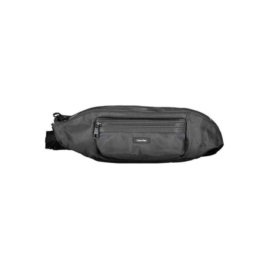 Black Polyester Men's Bag