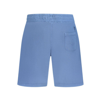 Blue Cotton Men's Sweatpant