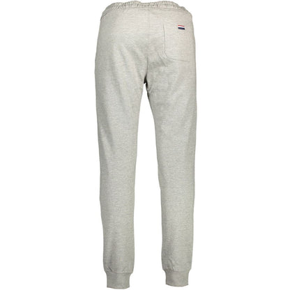 Gray Cotton Men's Trousers