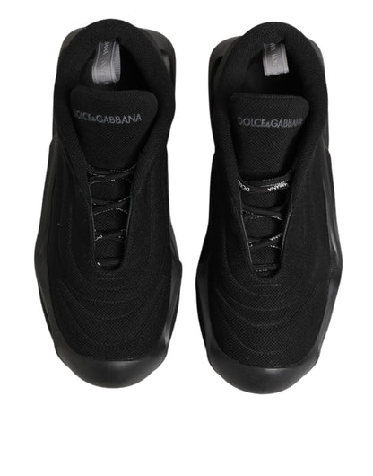 Black Lace Up Wave Low Top Men Sneaker Shoes