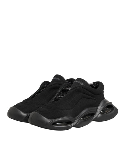 Black Lace Up Wave Low Top Men Sneaker Shoes