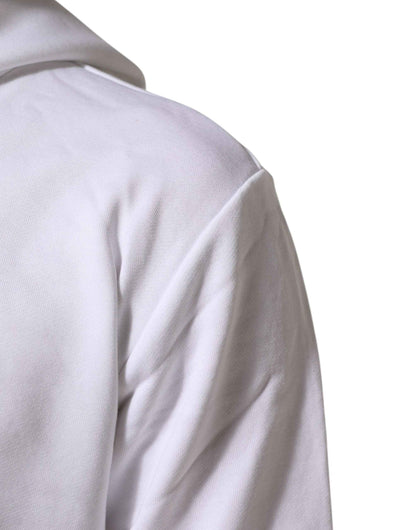 White Sacred Heart Hooded Sweatshirt Sweater