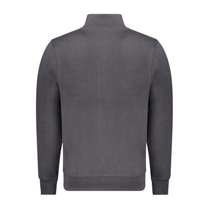Black Cotton Men's Sweatshirt