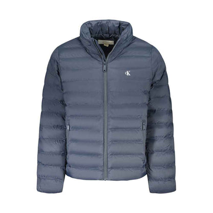 Blu Poliammide Mens Jacket