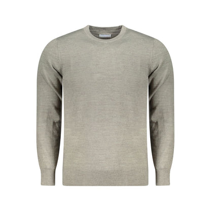 Gray Acrylic Men Sweater