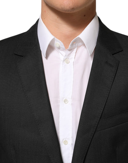 Black Single Breasted Men Coat MARTINI Blazer