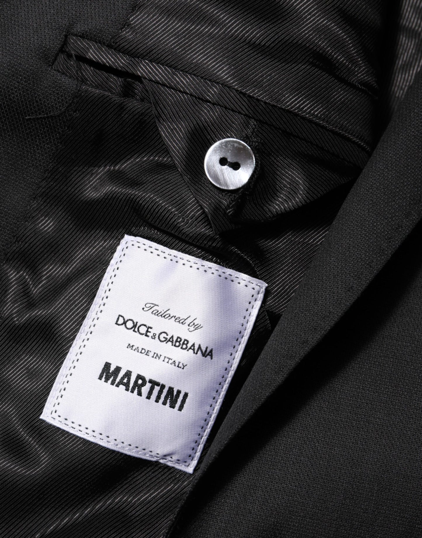 Black Single Breasted Men Coat MARTINI Blazer