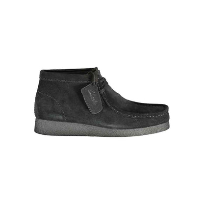 Black Leather Men Sneaker