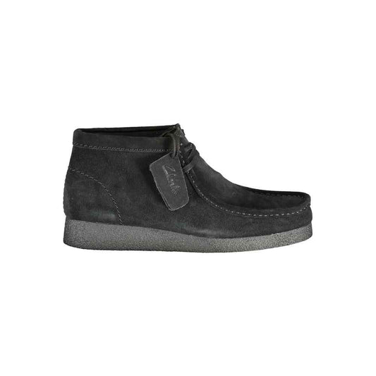 Black Leather Men Sneaker