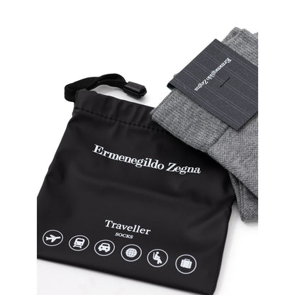Gray Cotton Socks