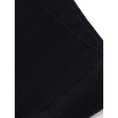 Black Wool Socks