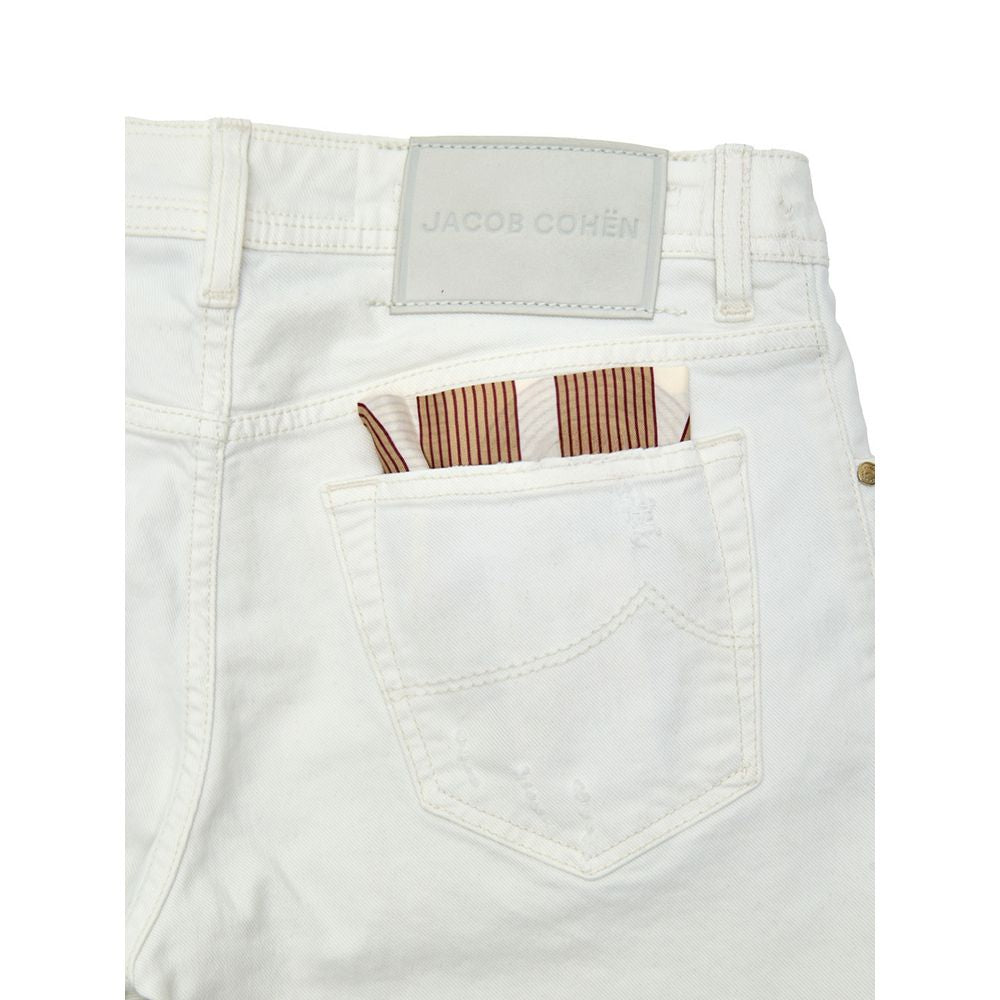 Blue Cotton Skinny Jeans