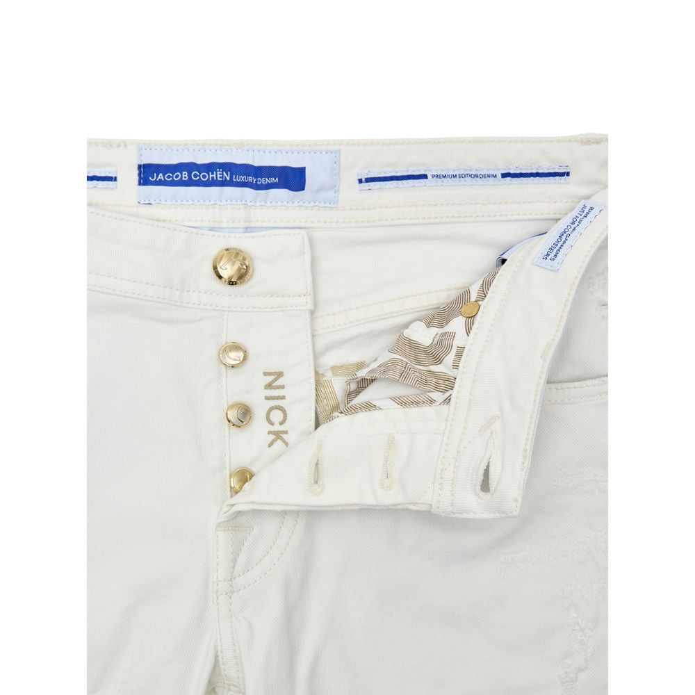 Blue Cotton Skinny Jeans