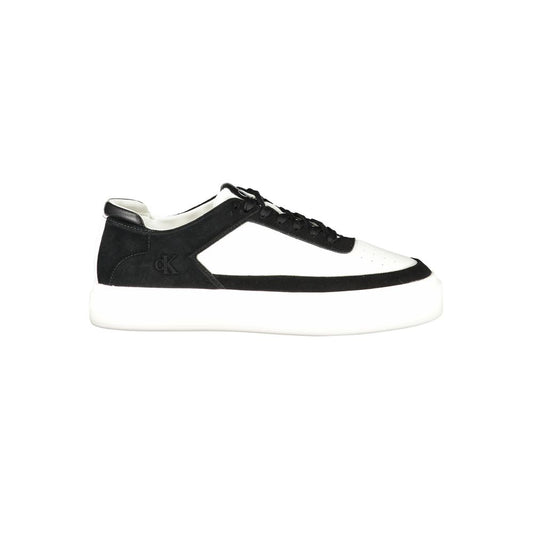 Bianco Polyurethane Men Sneaker