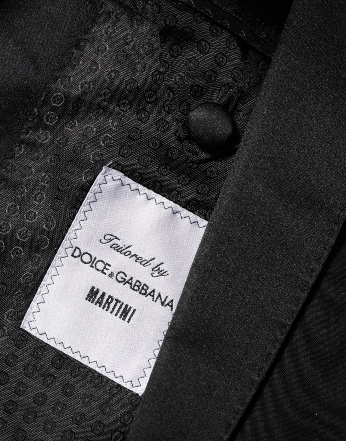 Black MARTINI 1 Button Suit Jacket Blazer