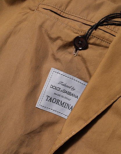 Brown TAORMINA Double-Breasted 2 Piece Suit