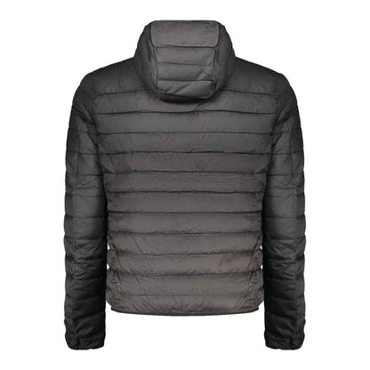 Black Polyester Men's Jacket