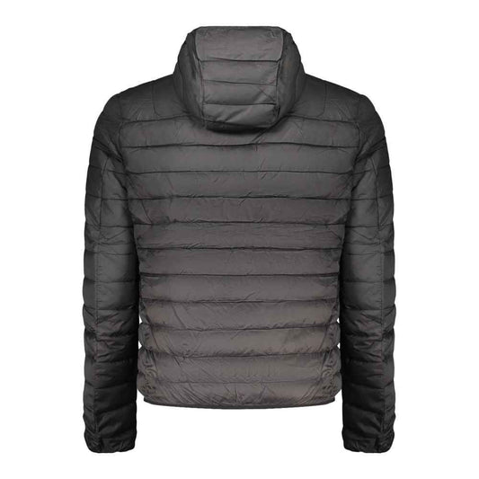 Black Polyester Men's Jacket